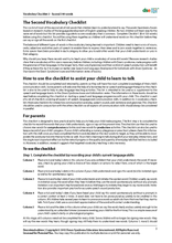 Load image into Gallery viewer, Vocabulary Checklist 2 - Second 340 Words - PDF Edition