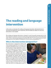 Load image into Gallery viewer, A Reading and Language Intervention for Children with Down Syndrome - Teacher's Handbook