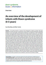 Load image into Gallery viewer, An Overview of the Development of Infants with Down Syndrome (0-5 years) - PDF Ebook
