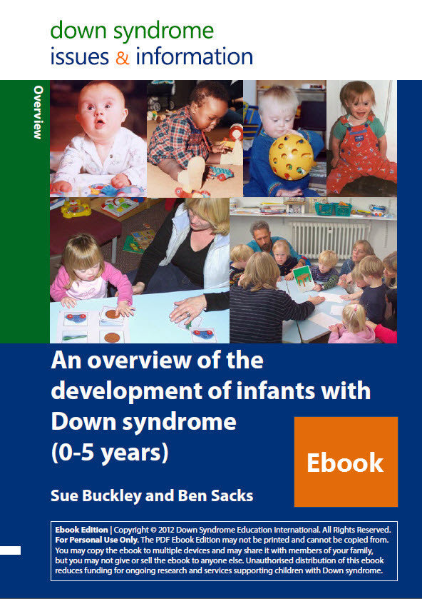 An Overview of the Development of Infants with Down Syndrome (0-5 years) - PDF Ebook