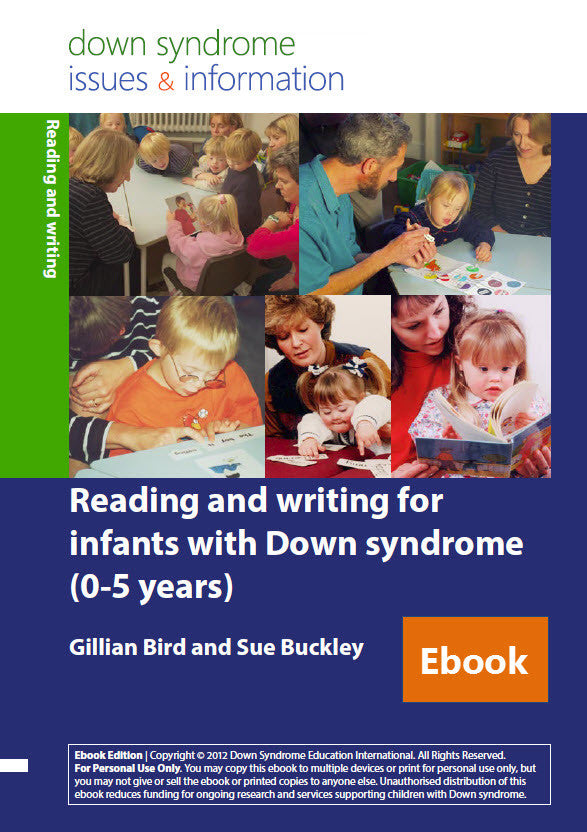 Reading and Writing Development for Infants with Down Syndrome (0-5 ye ...